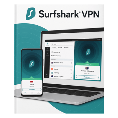 Surfshark VPN Premium License – 1 Year / 3 Devices (Official & Instant Activation)